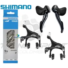 SHIMANO - Grupo Sora 9 Velocidades Kit Bicicleta Ruta