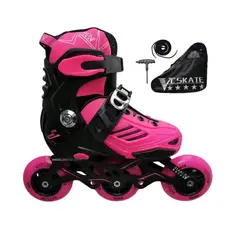 GENERICO - PATINES EN LINEA SEMIPROFESIONALES VC SKATE 5 ESTRELLAS XS