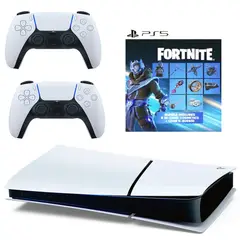 SONY - Consola Playstation 5 Slim 1Tera Digital Fornite PS5 +2 Controles