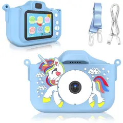 ONE PIXEL - Cámara Digital Para Niños Full Hd 1080p Fotografía Azul