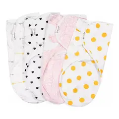 GENERICO - Baby Swaddle Wrap Envoltura Recién Nacidos 4 Unidades