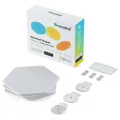 NANOLEAF - Kit expansion 3 panel hexagonales inteligentes Blanco