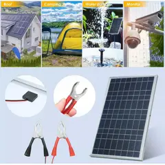 GENERICO - Panel Solar 30W con pinza