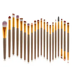 GENERICO - Brochas Maquillaje set 20 Piezas Nude