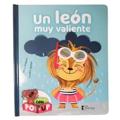 SIN FRONTERAS GRUPO EDITORIAL - UN LEÓN MUY VALIENTE POP UP