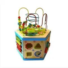 GENERICO - Cubo Sensorial Didactico Montessori MWZ-7038 FullGan