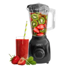 MERTEC - Licuadora 2 Litros Vaso Plástico 250W MT-022B Negra