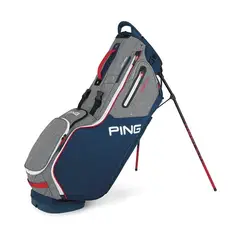 PING - Talega de golf Hoofer 14 Azul Oscuro y Gris.
