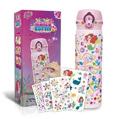 GENERICO - Decora Termo Agua Sticker Y Piedras Niñas Sirenita