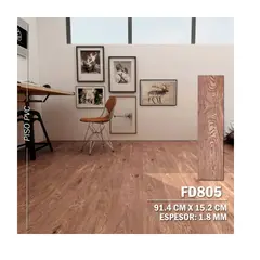 GENERICO - Piso Vinilico PVC Autoadhesivo 3D 5m2 - FD805