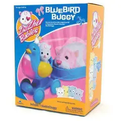 GENERICO - Zhu Zhu Push Along Bluebird Buggy No Incluye Hamnster