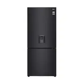 LG - Nevera No Frost Congelador Inferior 420 Litros Brutos GB41WPT Negro