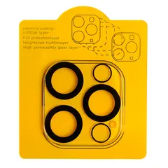GENERICO - Protector de camara borde negro para iphone 13 pro-13 pro max