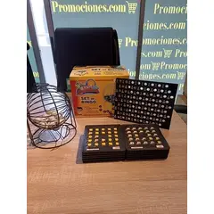 GENERICO - BINGO MEDIANO CON 12 TABLAS PLASTICAS