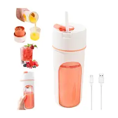 GENERICO - Licuadora Portátil Exprimidora Portátil de 16.2 fl USB.