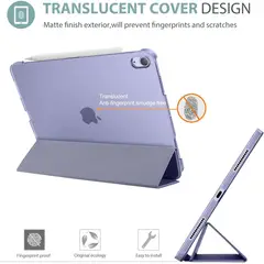 GENERICO - Estuche Protector Magnético Tipo Smart Case Para Ipad Air 4 10.9 Y Ipad Air 5 10.9 - Morado