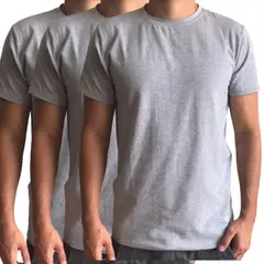 ELEMENTAL STORE - Camisetas para hombre en algodón 100% x 3 unidades.