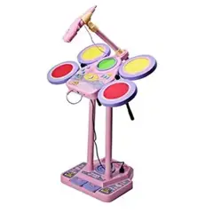 GENERICO - CONJUNTO DE BATERIA ELECTRONICA CON MICROFONO