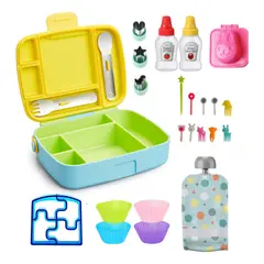 MUNCHKIN - Lonchera Bento Con Cubiertos Y Accesorios Infantil
