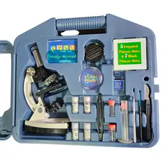 GENERICO - Microscopio Monocular Niños Didactico Kit 28 Piezas