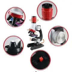 GENERICO - Microscopio Monocular Niños Didactico 100 x con soporte para celular