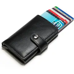 GENERICO - Tarjetero Billetera Antirrobo Para Hombre Bloqueador De Rfid