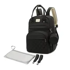 GENERICO - Morral Pañalera De Lujo Con Monedero Y Cambiador Para Bebes