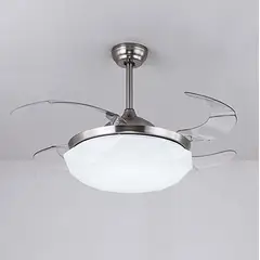 SANKEY - Ventilador de Techo Aspas Retráctiles Control Remoto y Lámpara
