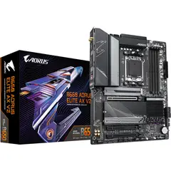 GIGABYTE - Tarjeta Madre B650 Aorus Elite V2 AX AM5 DDR5 Wi-Fi ATX
