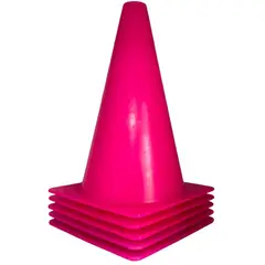 GENERICO - Set Por 5 Conos De Entrenamiento En Polietileno 23 Cm