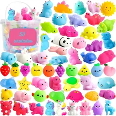 GENERICO - 50 Squishies Juguete Antiestrés Relajante Mini Mochi Kawaii