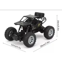 GENERICO - Carro todo terreno a control remoto rojo