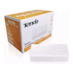 TENDA - Switch S108 8 Puertos 10/100 Mbps Sobremesa