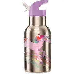 CROCODILE CREEK - BOTELLA PARA NIÑAS - ACERO INOXIDABLE - UNICORNIOS
