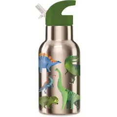 CROCODILE CREEK - BOTELLA PARA NIÑOS - ACERO INOXIDABLE - DINOSAURIOS