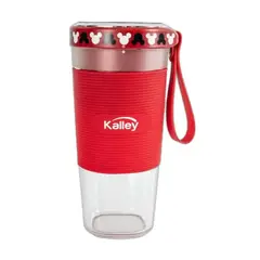 KALLEY - Licuadora Personal Mickey Mouse de Disney K-DMLP5 Roja.