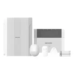 HIKVISION - Axpro Hibrido Kit 8 Zonas Placa Y 56 Zonas Expandibles: Cabl