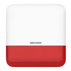 HIKVISION - Sirena Inalámbrica Axpro Con Estrobo Rojo Para Ext