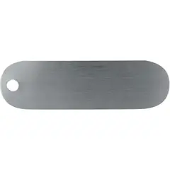 GENERICO - Laminas Aluminio Para Marcar Árboles Alargadas De 7x2cm 100 und