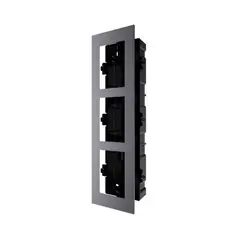 HIKVISION - Base De 3 Espacios Para Empotrar Módulos Videoporteros Hik