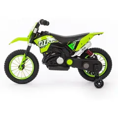 GENERICO - Moto Infantil Bebe Montable Batería Eléctrica Enduro Ref. Kike VERDE 1 a 4 Años