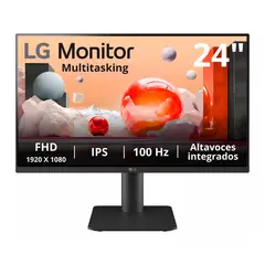 LG - Monitor 24MS550 IPS Full HD 24” Multitasking 5ms 100Hz