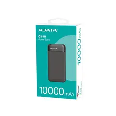 ADATA - Banco De Poder C100 10000mah Carga Rápida 20w Negro