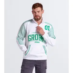 GROGGY - Buzo Para Hombre Con Cremallera