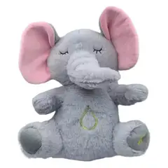 ZHOPI CO - Peluche Elefante Que Respira Recargable Con Luz y Sonido