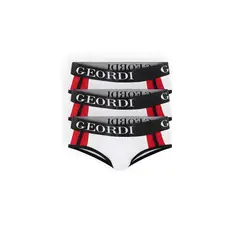 DIANE & GEORDI - Brief (Pack X3)(5178) - Blanco