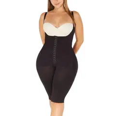 DIANE & GEORDI - Faja moldeadora short largo senos libres Powerlight (3636) - Negro