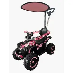 EBABY - Carro Montable Cuatrimoto Para Niños Musical Luces Bluetooth