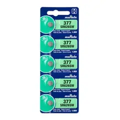 SONY - Pila Batería 377 (sr626sw) 1.55v Original Pack X 5