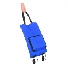 GENERICO - Carrito Bolso Plegable Mandado Con Rueda Portátil Cocina